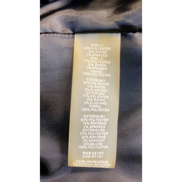 Tommy Hilfiger Houndstooth Blazer Size 2 Elbow Patch Classic Fit Mid Length - Picture 8 of 14